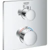 Grohe Thermostat-Wannenbatterie mit 2-Wege-Umstellung Grohtherm Chrom