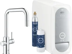 Grohe U-Auslauf Starter Kit Blue Home Chrom