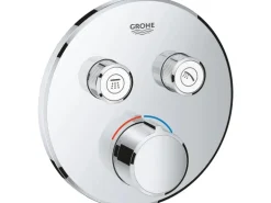 Grohe Unterputzmischer SmartControl mit 2 Absperrventilen Chrom rund