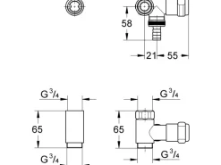 Grohe Was Ventil Batterie DN 20