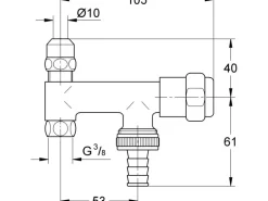 Grohe WAS® Ventil Eckfix DN 10