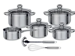 GSW Kochtopf Set Silver Star 11 Teilig