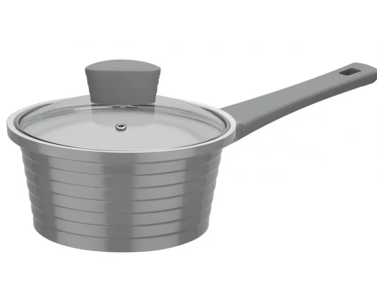 GSW Stielkasserolle Bolero mit Glasdeckel 18Cm