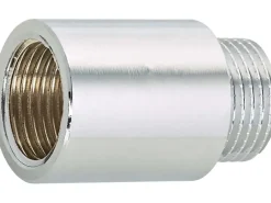 Hahnverlängerung 18,6 mm (Rp 1/2) x 21 mm (R 1/2) Messing Verchromt 30 mm