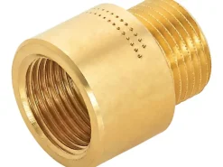 Hahnverlängerung 14,9 mm (Rp 3/8) x 16,7 mm (R 3/8) Messing 15 mm