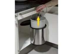 Hailo Mülleimer Compact Box 15 l Edelstahl