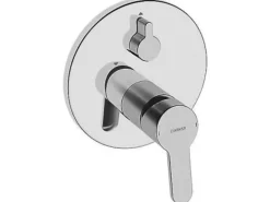 Hansa Einhand-Wannen-Funktionseinheit HANSAPRIMO Rosette rund in Chrom