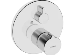 Hansa Thermostat-Wannen-Funktionseinheit HANSAMIX Rosette rund in Chrom