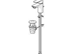 Hansa Waschtischbatterie Einhebelmischer Basic 5540 Chrom
