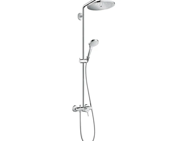 Hansgrohe Croma Select S Showerpipe 280 1jet mit Einhebelmischer Chrom