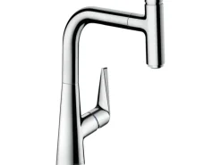 Hansgrohe Einhebel-Küchenarmatur Talis Select S 220 mit Ausziehauslauf Chrom