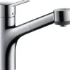 Hansgrohe Einhebel-Küchenarmatur Talis S mit Ausziehbrause Chrom
