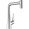 Hansgrohe Einhebel-Küchenmischer Metris Select 320 mit Ausziehauslauf Chrom