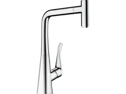Hansgrohe Einhebel-Küchenmischer Metris Select 320 mit Ausziehauslauf Chrom