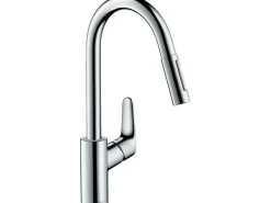 Hansgrohe Einhebel-Küchenmischer mit Ausziehbrause M4116-H240 Chrom