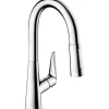 Hansgrohe Einhebel-Küchenmischer mit Ausziehbrause M5116-H160 Chrom