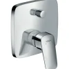 Hansgrohe Einhebel-Wannenarmatur Logis Unterputz m. Sicherungskombination Chrom