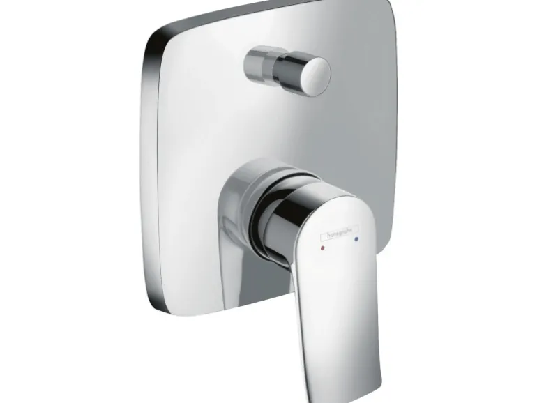 Hansgrohe Einhebel-Wannenmischer Metris Unterputz Chrom