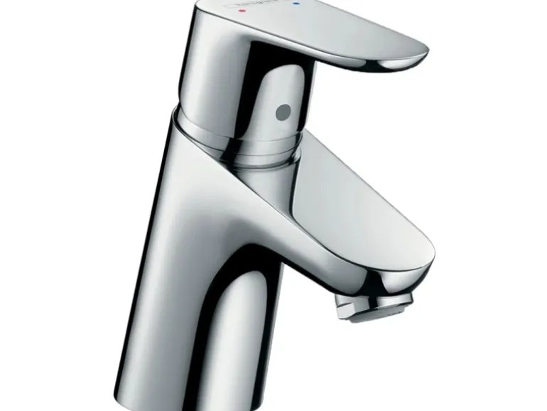 Hansgrohe Einhebel-Waschbeckenarmatur Focus 70 mm mit Push-Open Ablaufgarnitur