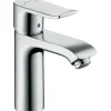 Hansgrohe Einhebel-Waschbeckenarmatur Metris 110mm mit Zugstangen-Ablaufgarnitur