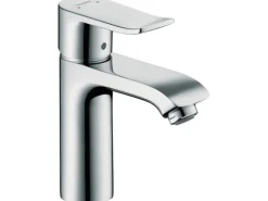Hansgrohe Einhebel-Waschbeckenarmatur Metris 110mm mit Zugstangen-Ablaufgarnitur