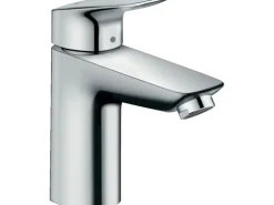 Hansgrohe Einhebel-Waschtischarmatur Logis 100 mit Metall Zugstangen-Ablaufgar.
