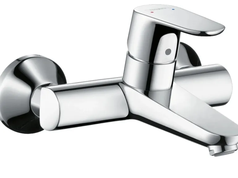 Hansgrohe Einhebel-Waschtischmischer Focus Aufputz für Wandmontage Chrom