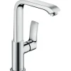 Hansgrohe Einhebel-Waschtischmischer Metris 230 mit Push-Open Ablaufgarnitur Chr