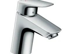 Hansgrohe Einhebel-Waschtischarmatur Logis 70 mit Metall Zugstangen-Ablaufgar.