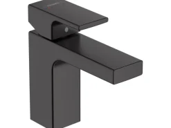 Hansgrohe Einhebel-Waschtischmischer Vernis Shape 100 Matt Black