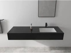 Hansgrohe Einhebel-Waschtischmischer Vernis Shape 100 Matt Black