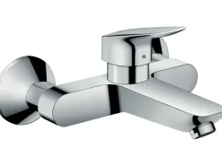 Hansgrohe Einhebel-Waschtischarmatur Logis Aufputz für Wandmontage Chrom