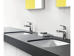 Hansgrohe Einhebel-Waschtischarmatur Logis E 100 mm Chrom mit Zugstangen-Ablauf