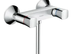 Hansgrohe 2-Griff Duscharmatur Logis Aufputz Chrom