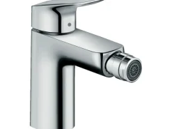 Hansgrohe Logis Einhebel-Bidetmischer 100 mit Zugstangen-Ablaufgarnitur Chrom