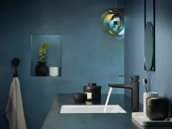 Hansgrohe Metropol Einhebel-Waschtischmischer 110 mit Hebelgriff und Push-Open A