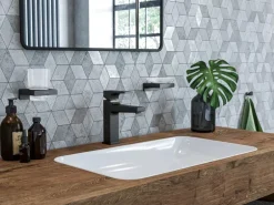 Hansgrohe Metropol Einhebel-Waschtischmischer 110 mit Hebelgriff und Push-Open A