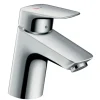 Hansgrohe Waschtischarmatur Logis 70 CoolStart EcoSmart Chrom mit Ablaufgarnitur