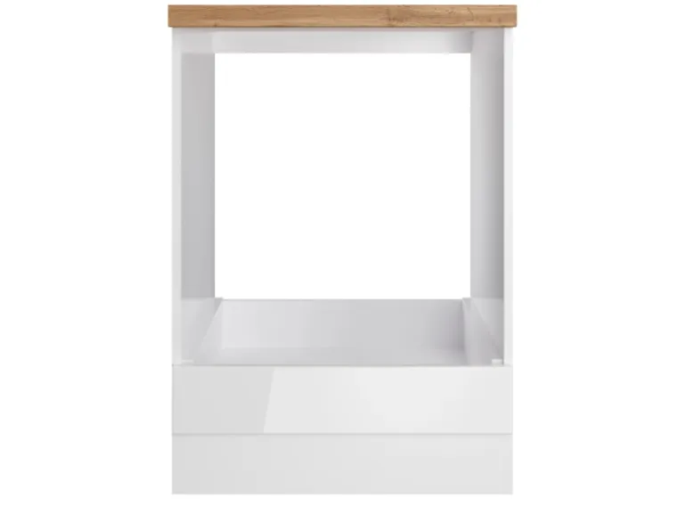 Held Küchen Herdumbauschrank Gera 60 cm Weiß/Wotan