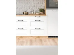 Held Küchen Kochfeldschrank Kempten 60 cm Weiß/Wotan