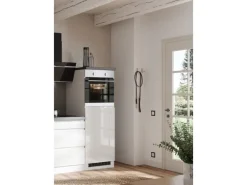 Held Küchen Ofen-Umbauschrank Gera 60 cm Weiß/Beton