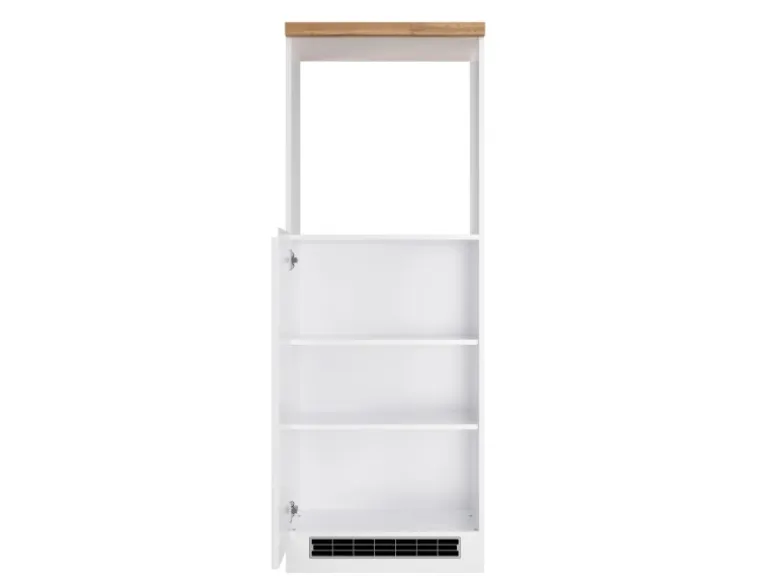 Held Küchen Ofen-Umbauschrank Gera 60 cm Weiß/Wotan