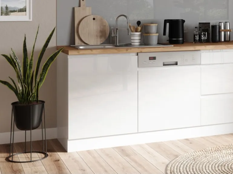 Held Küchen Spülenschrank Gera 120 cm Weiß/Wotan