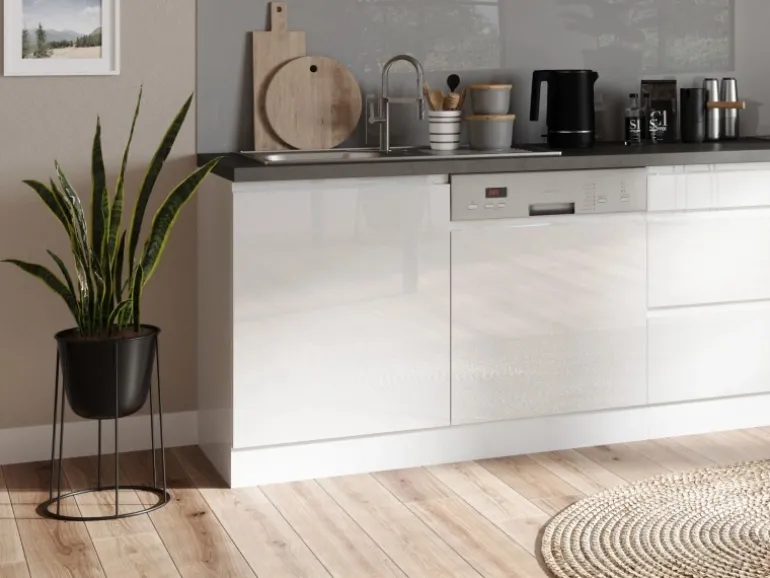 Held Küchen Spülenschrank Gera 120 cm Weiß/Beton