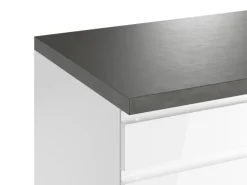 Held Küchen Unterschrank Gera 120 cm Weiß/Beton