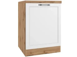 Held Küchen Unterschrank Kempten 60 cm Weiß/Wotan