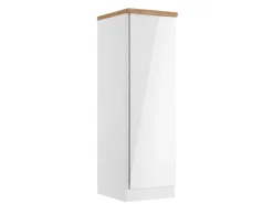 Held Küchen Vorratsschrank Gera 50 cm Weiß/Wotan