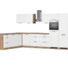 Held Küchen Winkelküche Kempten 360 cm Grau/Graphit mit E-Geräten Induktion