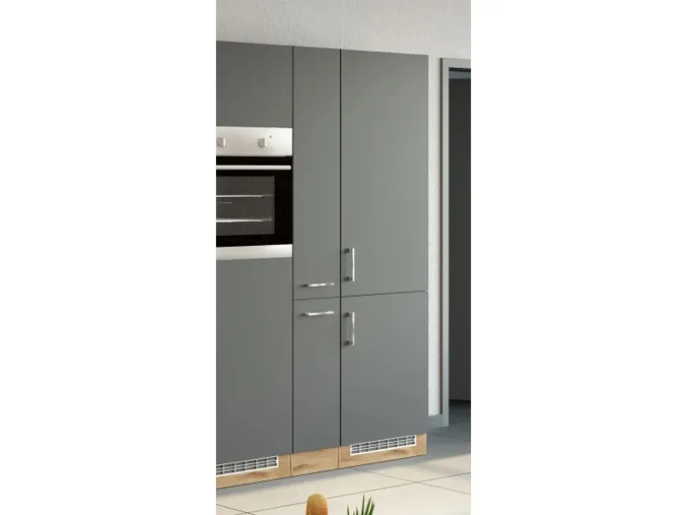 Held Möbel Apothekerschrank Sorrento 30x200x60cm 2 Auszüge Ant.-Wotan