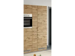 Held Möbel Apothekerschrank Sorrento 30x200x60cm 2 Auszüge Wotaneiche